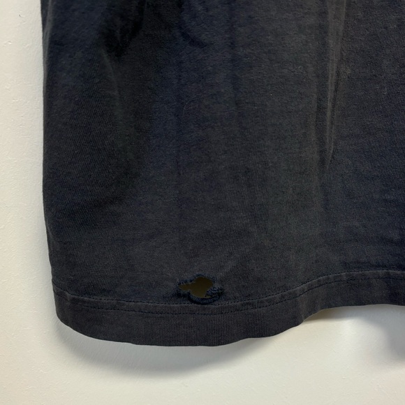 Carhartt Perfectly Worn Faded Distressed Navy Short Sleeve Tee - Picture 6 of 9